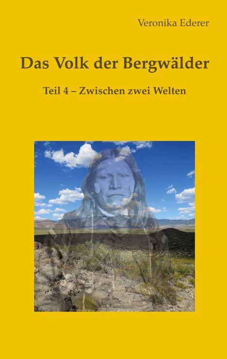 "Das Volk der Bergwälder - Teil 4 – Zwischen zwei Welten". Berglandschaft mit eingeblendetem Gesicht.
