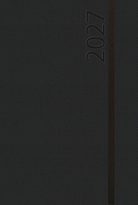 "2027" steht vertikal auf einem schwarzen, strukturierten Hintergrund.