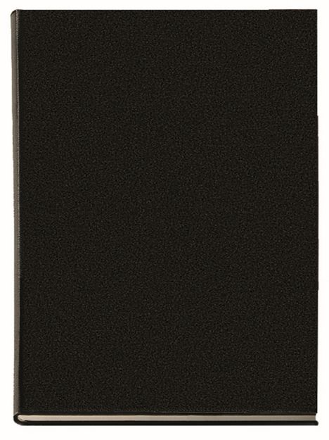 Ein schwarzes, texturfreies Buchcover ohne sichtbare Schrift oder Symbole.