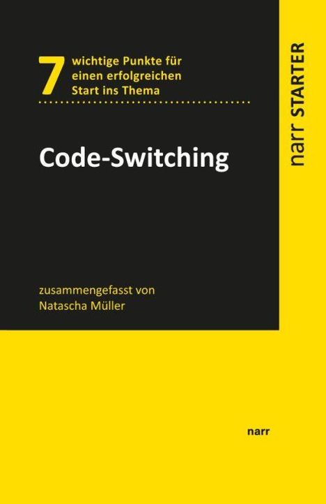 Natascha Müller: Müller, N: Code-Switching, Buch