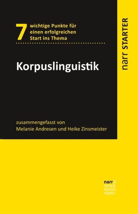 Melanie Andresen: Andresen, M: Korpuslinguistik, Buch