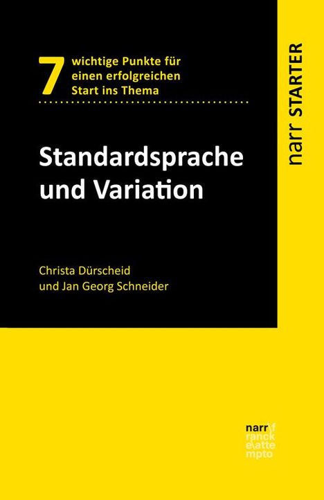 Christa Dürscheid: Dürscheid, C: Standardsprache und Variation, Buch
