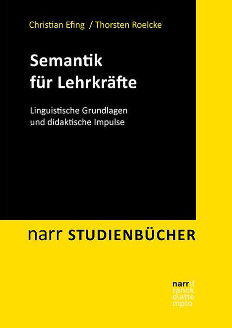 Christian Efing: Semantik für Lehrkräfte, Buch