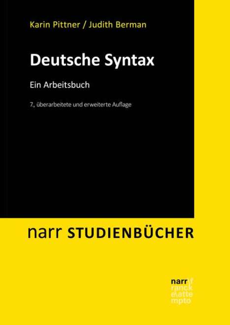 Karin Pittner: Deutsche Syntax, Buch