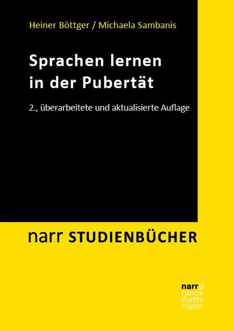 Heiner Böttger: Sprachen lernen in der Pubertät, Buch