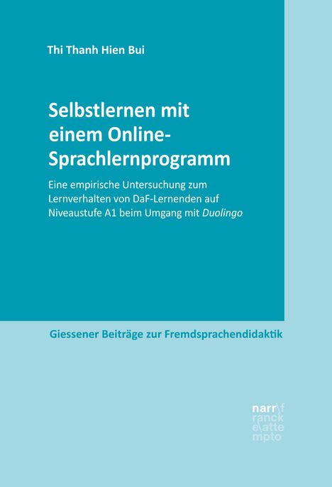 Thanh Hien Bui Thi: Selbstlernen mit einem Online-Sprachlernprogramm, Buch