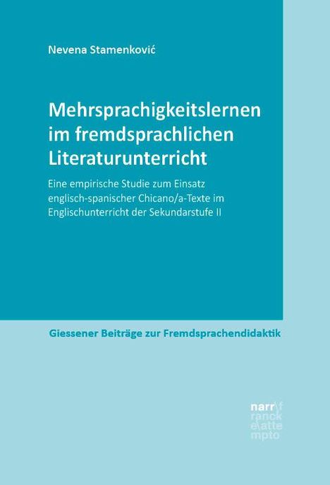 Nevena Stamenkovic: Mehrsprachigkeitslernen im fremdsprachlichen Literaturunterricht, Buch