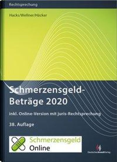 Susanne Hacks: SchmerzensgeldBeträge 2020 (Buch mit Online-Zugang), Buch