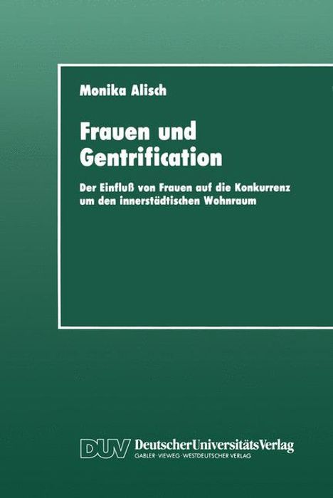 Monika Alisch: Frauen und Gentrification, Buch