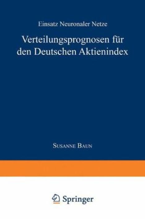 Susanne Baun: Verteilungsprognose für den Deutschen Aktienindex, Buch