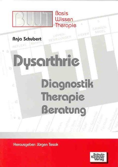 Anja Schubert: Dysarthrie, Buch