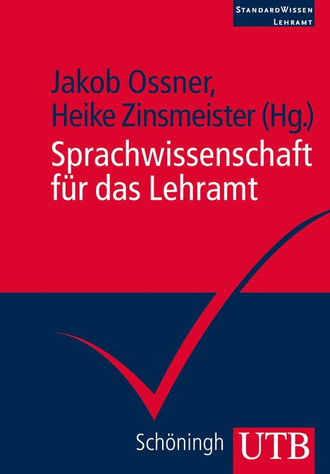 Sprachwissenschaft für das Lehramt, Buch