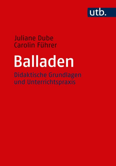 Juliane Dube: Dube, J: Balladen, Buch