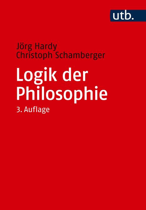 Jörg Hardy: Logik der Philosophie, Buch