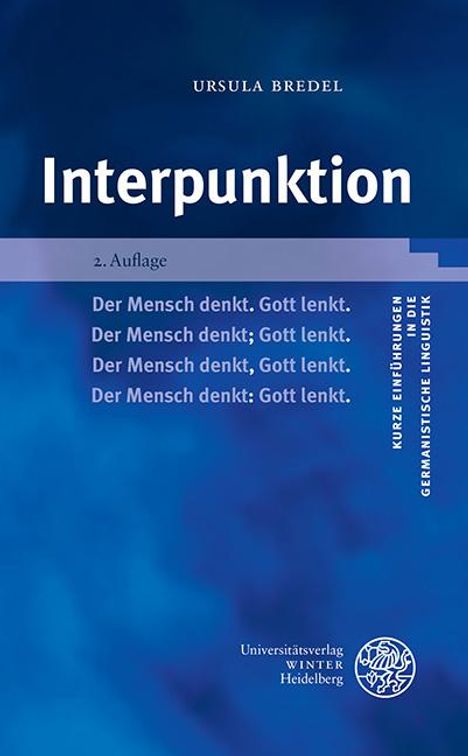 Ursula Bredel: Interpunktion, Buch