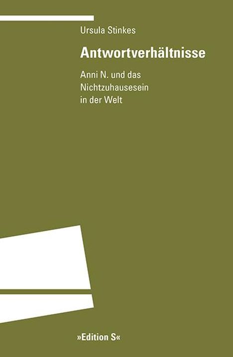 Ursula Stinkes: Antwortverhältnisse, Buch