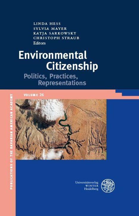 Oben Namen der Herausgeber. Titel: "Environmental Citizenship: Politics, Practices, Representations". Bild: Erdoberfläche.
