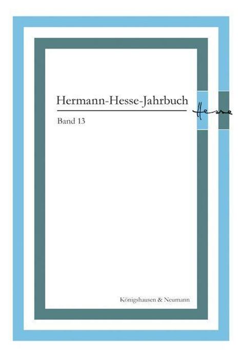 Herrmann-Hesse-Jahrbuch, Band 13, Buch