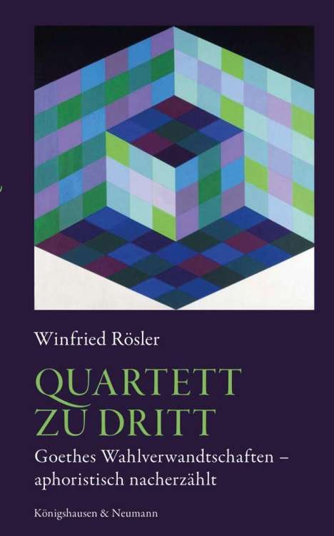 Winfried Rösler: Quartett zu dritt, Buch