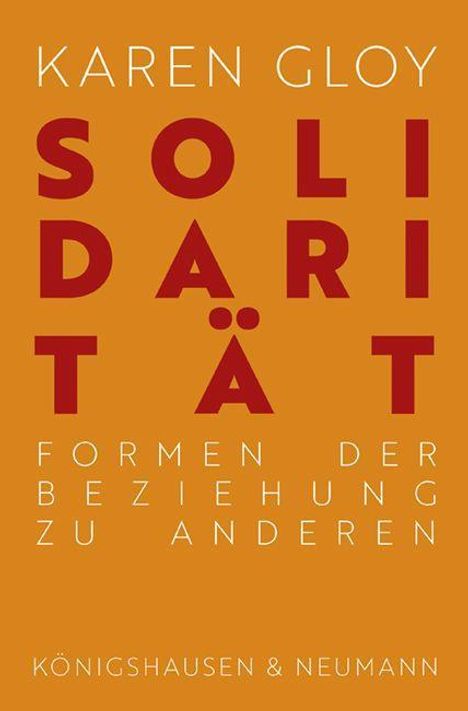 Karen Gloy: Solidarität, Buch