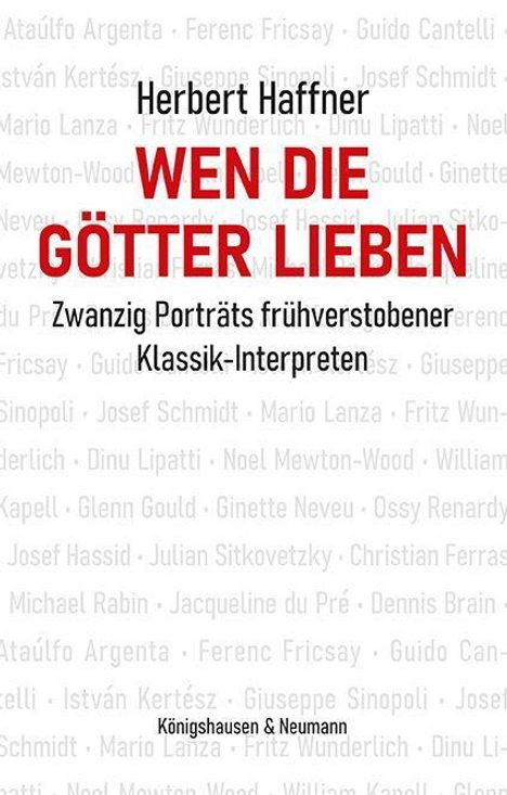 Herbert Haffner: Wen die Götter lieben, Buch