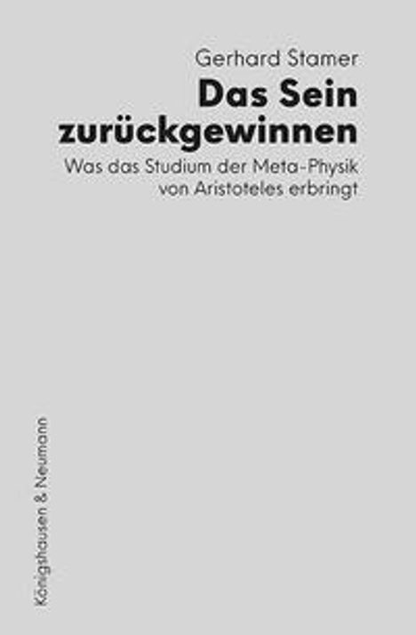 Gerhard Stamer: Das Sein zurückgewinnen, Buch