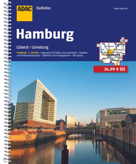 ADAC Stadtatlas Hamburg 1:20 000, Buch