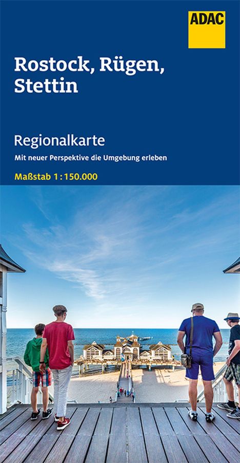 ADAC Regionalkarte Deutschland Blatt 3 Rostock, Rügen, Stettin 1:150 000, Karten