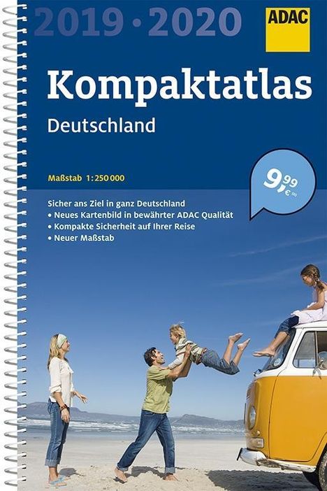 ADAC Kompaktatlas Deutschland 2019/2020, Buch