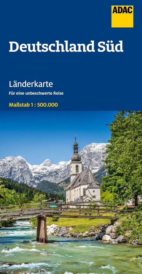 ADAC Länderkarte Deutschland Süd 1:500.000, Karten