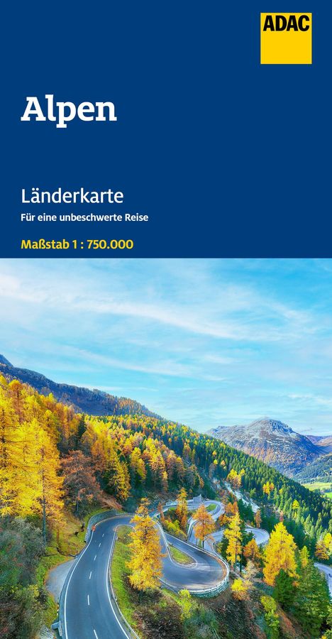 ADAC Länderkarte Alpen 1:750.000, Karten