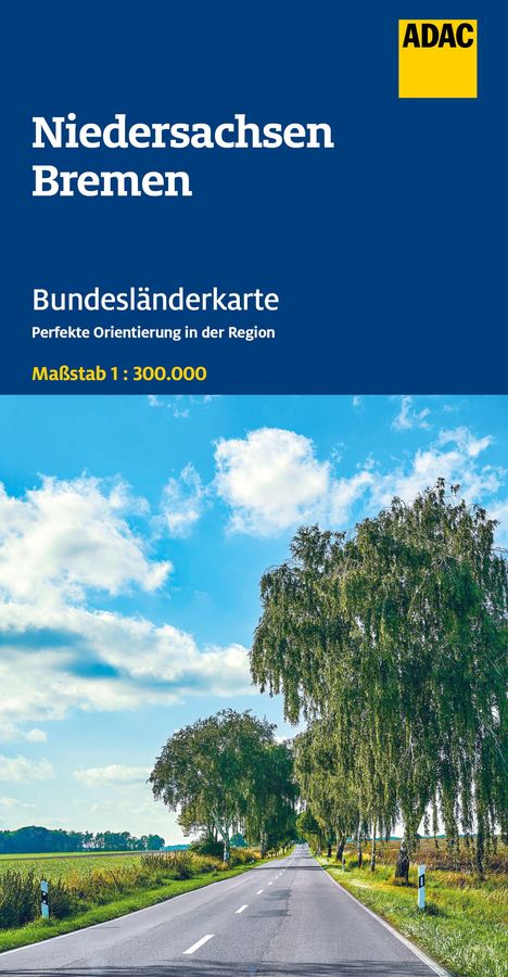 ADAC Bundesländerkarte Deutschland 03 Niedersachsen, Bremen 1:300.000, Karten