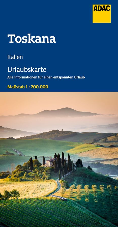 ADAC Urlaubskarte Toskana 1:200.000, Karten