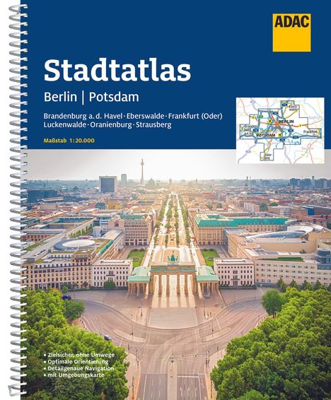 ADAC Stadtatlas Berlin/Potsdam 1:20.000, Buch