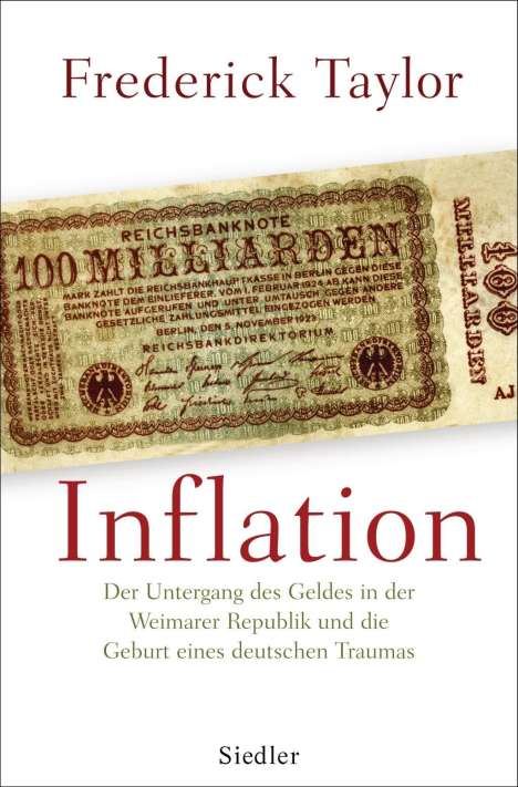 Frederick Taylor: Inflation, Buch