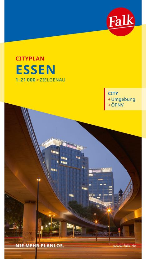 Falk Cityplan Essen 1:21.000, Karten