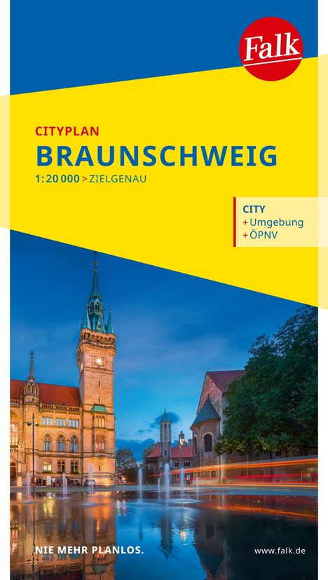 Falk Cityplan Braunschweig 1:20.000, Karten