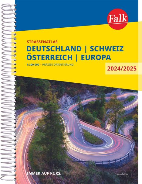 Straßenatlas 2024/25 Deutschl, Schweiz, Österreich LZ - 2027, Buch