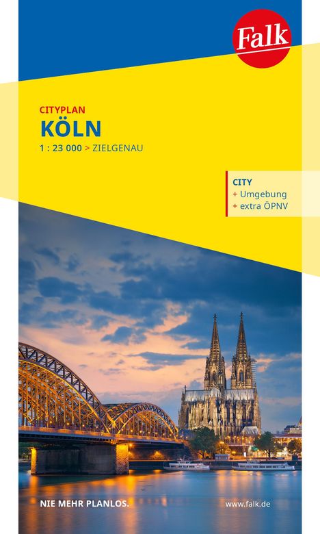 Falk Cityplan Köln 1:23.000, Karten