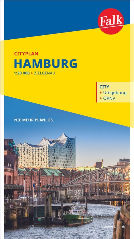 Falk Cityplan Hamburg 1:22.500, Karten