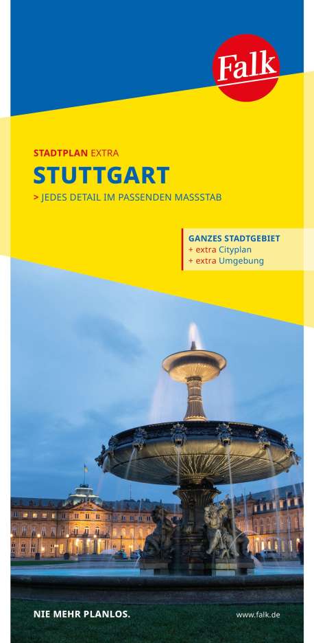 Falk Stadtplan Extra Stuttgart 1:20.000, Karten