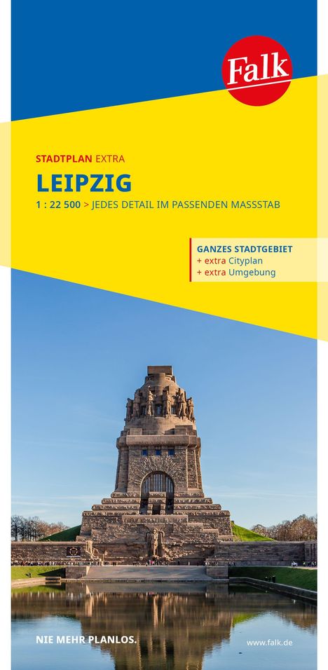 Falk Stadtplan Extra Leipzig 1:22.500, Karten
