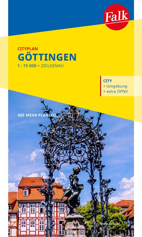 Falk Cityplan Göttingen 1:15.000, Karten