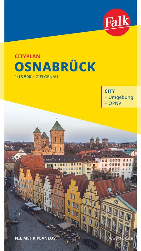 Falk Cityplan Osnabrück 1:18.500, Karten