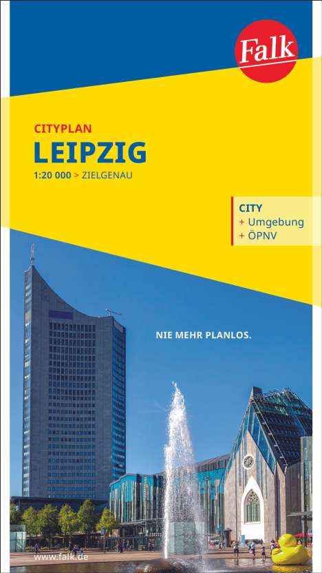 Falk Cityplan Leipzig 1:18.000, Karten
