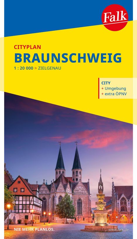 Falk Cityplan Braunschweig 1:20.000, Karten