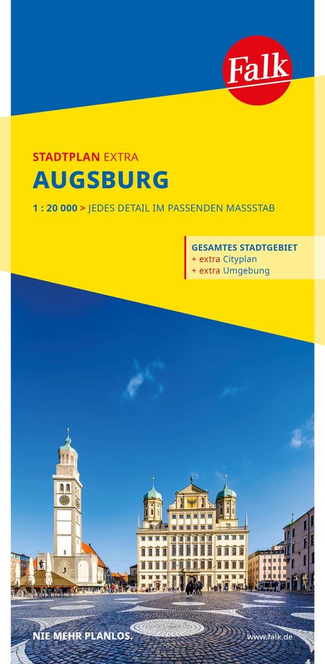 Falk Stadtplan Extra Augsburg 1:20.000, Karten