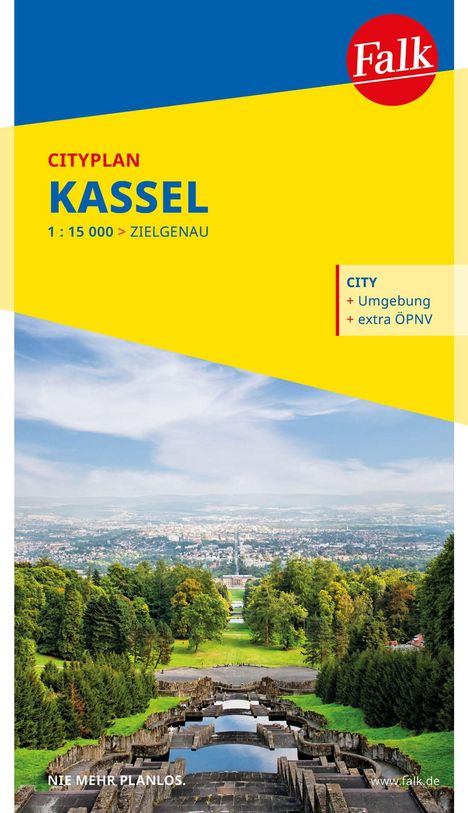 Falk Cityplan Kassel 1:15.000, Karten