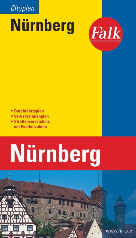 Falk Cityplan Nürnberg, Karten