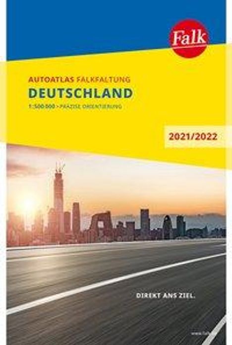 Falk Autoatlas Falkfaltung Deutschland 2021/2022 1:500 000, Buch